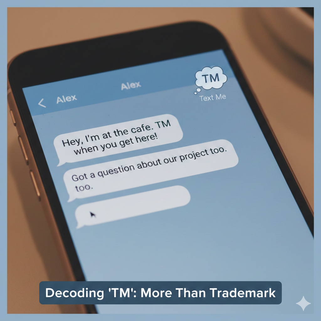 TM in Texting: Decoding Trust, Intimacy, and Ambiguity in Digital Communication