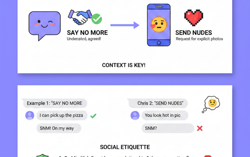 Decoding “SNM”: From Texting Slang to Modern Connection