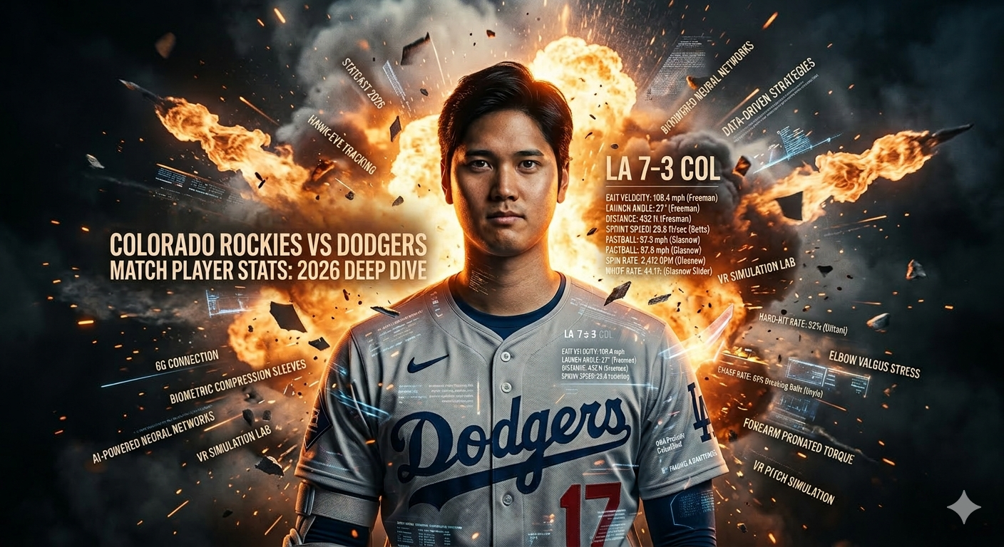 Colorado Rockies vs Dodgers Match Player Stats Insights