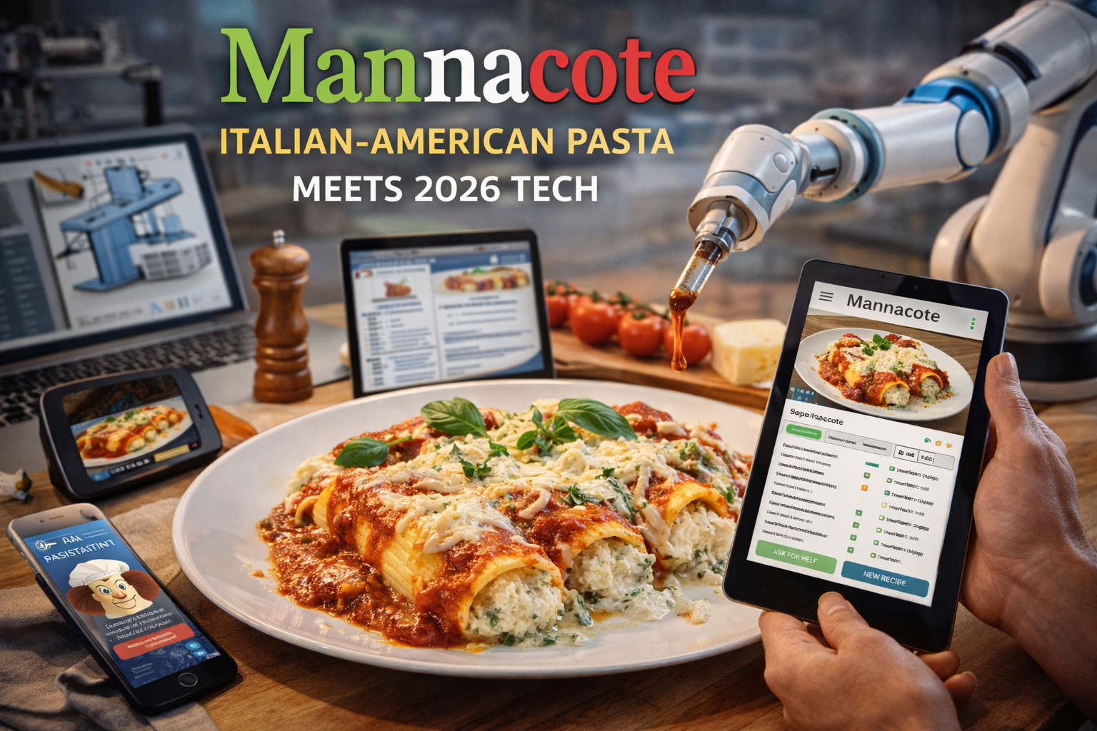 Mannacote Italian-American Pasta Meets 2026 Tech