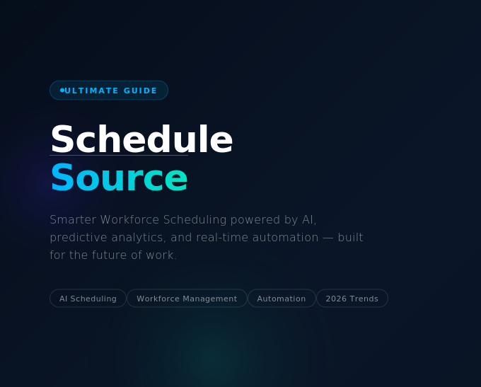 The Complete Guide to AI-Powered Workforce Scheduling in 2026